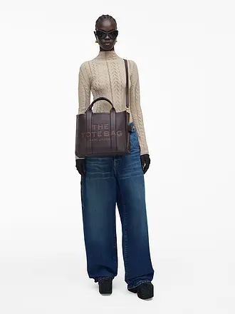MARC JACOBS | Sac en cuir - Cabas THE MEDIUM TOTE LEATHER | braun